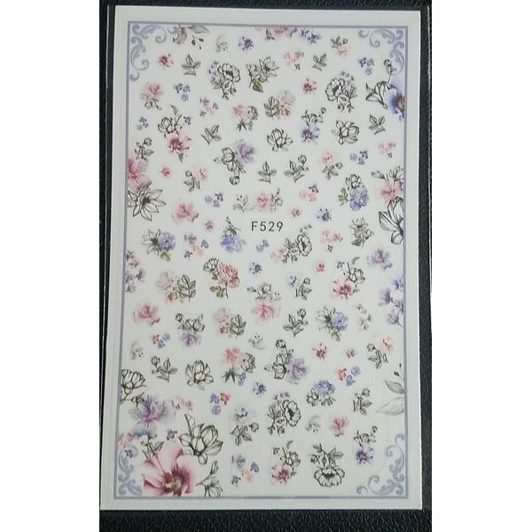 Flowers Nail Stickers