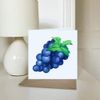 'Grapes' Blank Greeting Card (GC00059989)