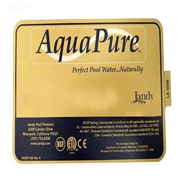 Zodiac R0404300 Control Box Decal AquaPure Water Purification System