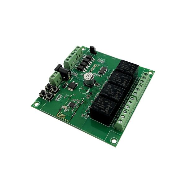 DSD TECH SH-BTx04 4 Channels Bluetooth Relay Module Remote Control Switch Compatible iPhone Android 4.3 (12V)
