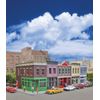 Walthers Cornerstone N Scale Building/Structure Kit Merchant's Row I Downtown