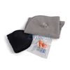 Inflatable Travel Neck Pillow - Soft Flight Rest/Support Cushion Head & Neck (Navy)