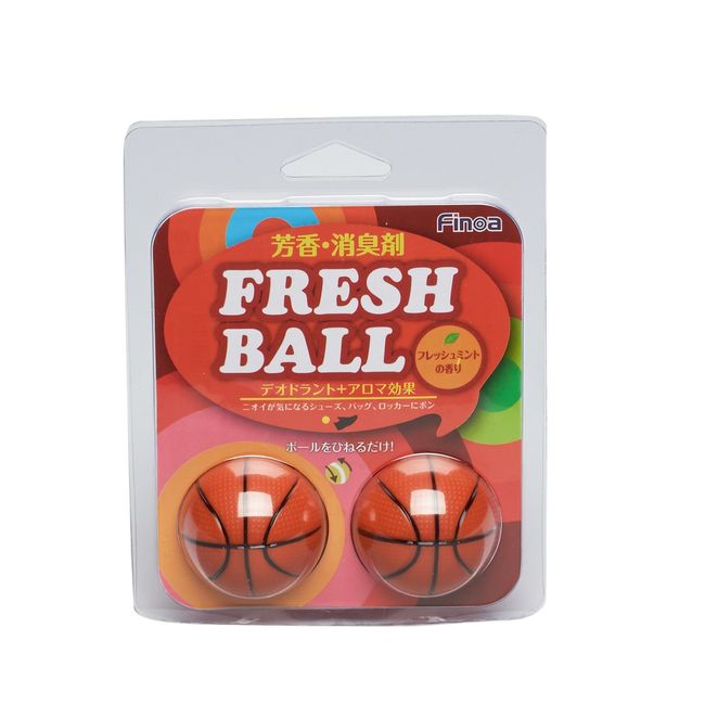 Finoa 5070 Freshener Basketball, Mint Scent