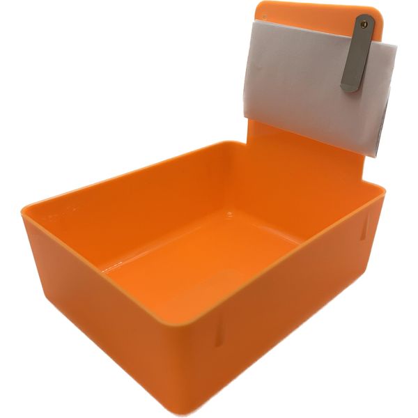 Dental Lab Pan Orange 12/Box Quality Color Coded Organization
