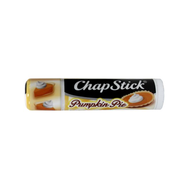 Pack of 4 ChapStick Pumpkin Pie Flavored Moisturizing Lip Balm 0.15 oz tubes