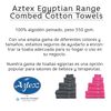 aztex Egyptian Range, 100% Cotton Towels - Hand Towel, White