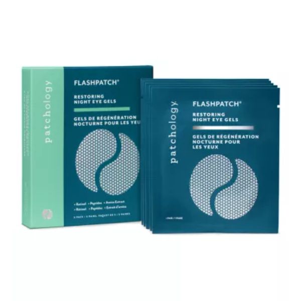 Patchology FlashPatch Restoring Night Eye Gels 5 Pair Box