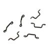 Dollhouse Miniature Window Handle Pulls, 6 pc, Pewter Finish