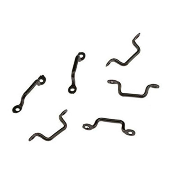 Dollhouse Miniature Window Handle Pulls, 6 pc, Pewter Finish