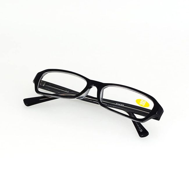 Karl Office Antibacterial Reading Glasses +1.5 (Weak) Single Item Black FR-08-15N