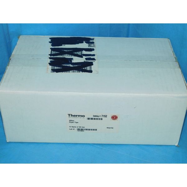 THERMO SCIENTIFIC 7152 Pipette Tips 250ul Sterile 10 RACKSOF 96 = 960