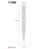 Rubis Tweezers Straight Tip Classic Universal Elegance