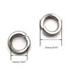 M16 Split Lock Washer, 304 Stainless Steel Spring Lock Washer, 30Pcs
