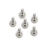 Favordrory 6#-32x5 Computer Case Thumb Screws, Silver, 50 Pieces