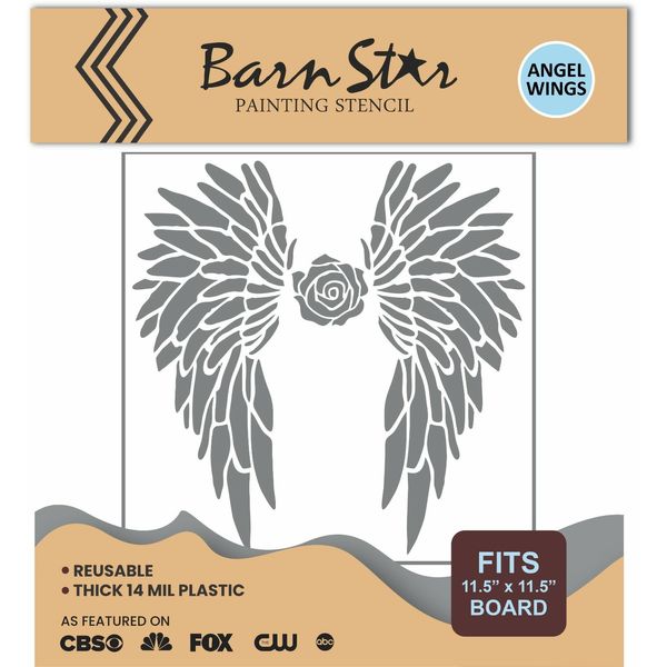 Angel Wings Stencil | Memory Wings Stencil | Wings Stencil | Large Angel Wings |