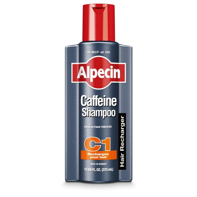 Alpecin C1, Caffeine Shampoo 12.68 fl oz, Caffeine Shampoo to Promote Natural Hair Growth and Thickness, Energizes Hair and Scalp, Leaves Hair Feeling Stronger
