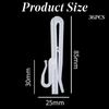 36 PCS Lifting Adjustable Curtain Hooks,Net Curtain Hooks