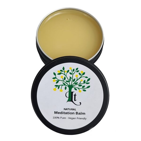 Meditation Balm, Mindfulness, Self-Reflection, Inner Peace, Harmony, 100% Natural
