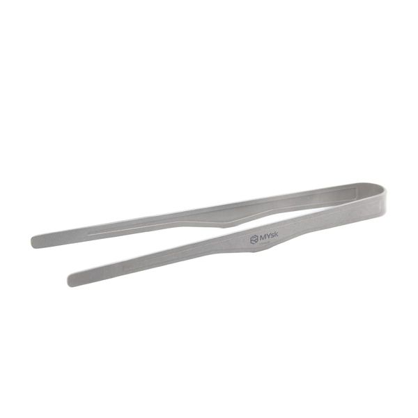 MYsk Mini Titanium Tongs, 6.5 inches (16.5 cm)