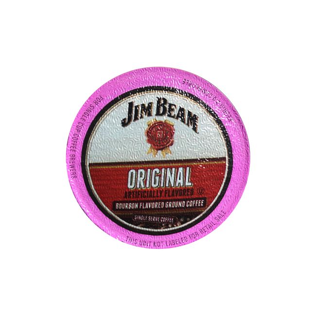 Jim Beam Original Bourbon Flavored Single Serve Coffee, 35 cups, Keurig 2.0 Compatible
