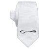 Azeeda 'Spoon' White Tie/Necktie with Gift Box (AT00000755)