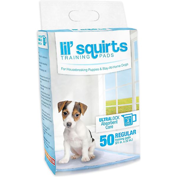 Lil' Squirts Puppy Training Pads 50 Pk.