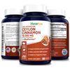 NusaPure Ceylon Cinnamon 10,000mg Per Caps | 150 Veggie Capsules | Non-GMO, Gluten-Free, Vegan with Bioperine