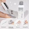Supwee Silver Reflective Gel Polish Liner Gel, Glitter Gel Nail Art for Sparkle Shiny Drawing Gel Nail Painting for DIY At Home 10ml