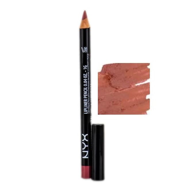 NYX Nyx professional makeup slim lip pencil, peekaboo neutral, 0.03 ounce