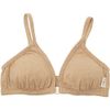 ORGANIC GARDEN Organic Cotton Bare Front Hook Bra, gray