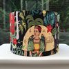 Handmade Lampshade Tropical Print Mexican Artist