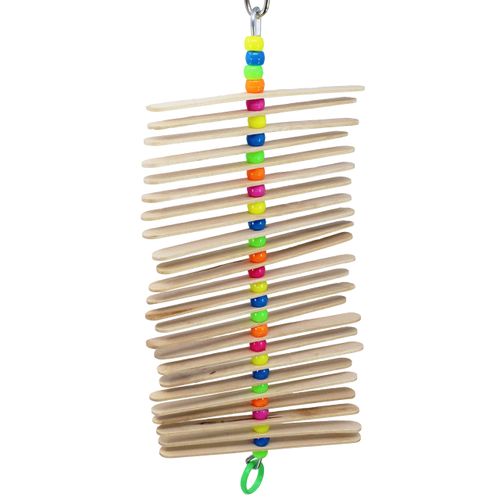 Bonka Bird Toys Long Mini Sticks Bird Toy Parrot cage Craft Cages Cockatiel Parakeet (Natural)