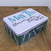 The Bright Side Man Tin storage box White