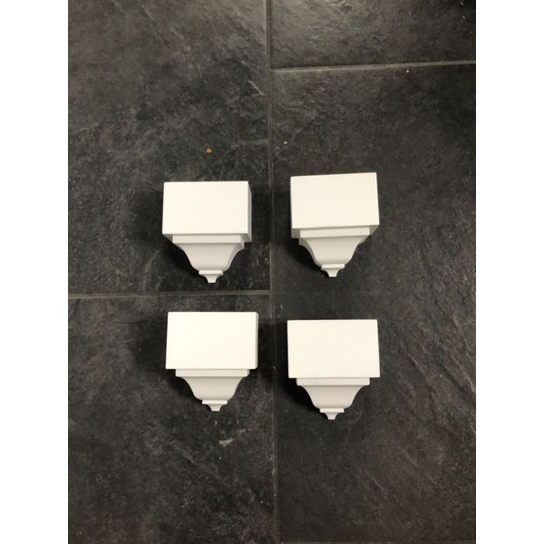 Crown Molding Corners mid transitions 4 piece 4 5/8” Set