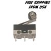 25x  KW10-Z4P Roller Lever Micro Switch - SPDT Snap Action, High Precision Limit