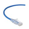 Black Box Network Services - Slim-NET CAT6 Patch Cable Blue 2FT
