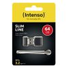 Intenso Slimline 64 GB USB-Stick USB 3.0 black
