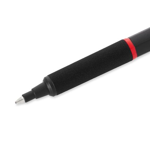 rOtring Rapid Pro Retractable Ballpoint Technical Drawing Pen | Medium Point | Blue Ink | Black Full-Metal Body