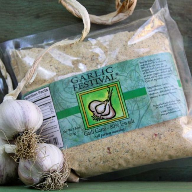 Garlic Festival Foods Low Sodium Garli Garni Garlic Seasoning 2.6 oz