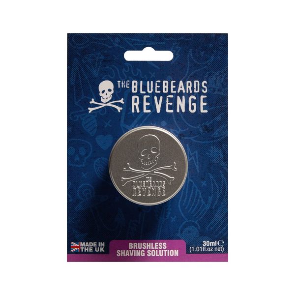 The Bluebeards Revenge, Brushless Shaving Solution, Quick and Easy Alternative to Shaving Creams and Gel, No Shaving Brush Required, 30ml