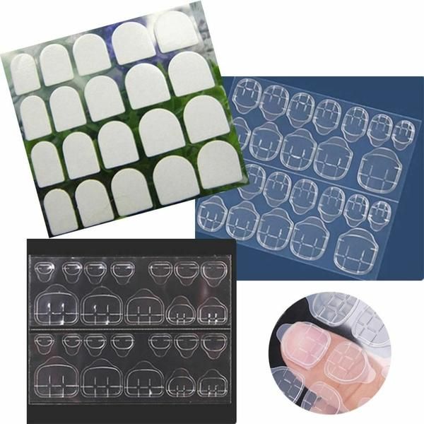 Nail Art Fingernail Tip Fixing Silicone Double Sided Tape (W8D8695)