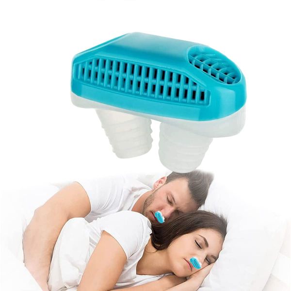 Anti Snoring Device, Anti Snoring Nose Clip Stop Snoring Device Air Purifier, Stop Snoring Best Solution for Ease Breathing Comfortable Sleeping for Men and Women