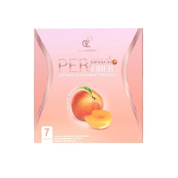 Per Peach Fiber Detox Drink Slim Weight Control Natural Diet Skin Healthy 1 box