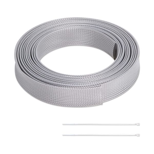 Ligefoy Dust Collection Hose Cover, Inner Diameter 11.0 ft (28 Φ5 m), Dust Collector Hose Cover, For High Koki, Dust Collector, Thick Material, Full Hose Coverage, Cable Ties Included