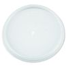 Dart Round Vented Cup Lid Translucent, Plastic | 1000/Case
