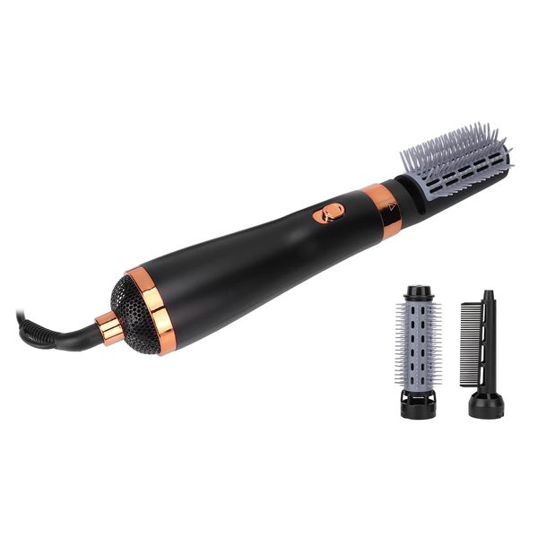 1000W 110-240V Styler Hot Air Brush Hair Brush Anti-scalding Anti-Static Brush Hair Straightening Brush (UK Plug)