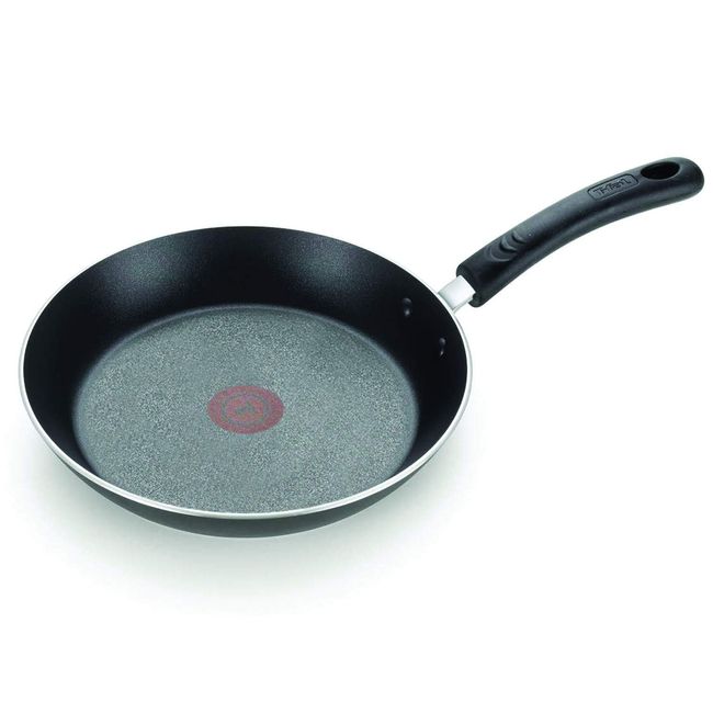 T-fal E93808 Professional Nonstick Fry Pan, Nonstick Cookware, 12.5 Inch Pan, Thermo-Spot Heat Indicator, Black