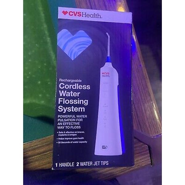 Water Flossing Rechargeable Cordless System CVS NEW