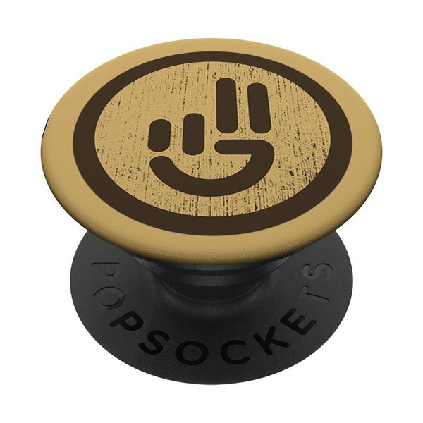 Jeep Wave Brown Distressed PopSockets Standard PopGrip
