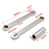HTTMT MT008-SR Silver Lowering Link Compatible with 2003-2006 Cbr 600Rr Cbr600Rr 2004-2007 Cbr1000Rr